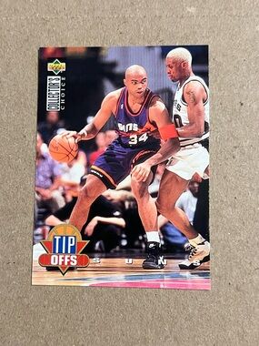 1994-95 Upper Deck Collector's Choice - Tip Offs Charles Barkley #186 Suns